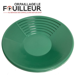 batée orpaillage verte