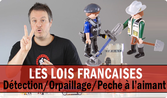 les lois sur les détecteurs de métaux en france